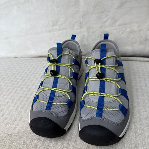 Keen Womens Gray & Blue Sports Shoes Size 6 Lace-Up Breathable Mesh Lightweight - Picture 2 of 8